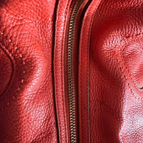 Tory Burch Fire Orange Amalie 2 way bag - Picture 11 of 16